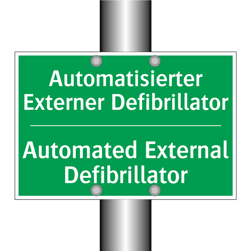 Automatisierter Externer Defibrillator /.../ - Automated External Defibrillator /.../