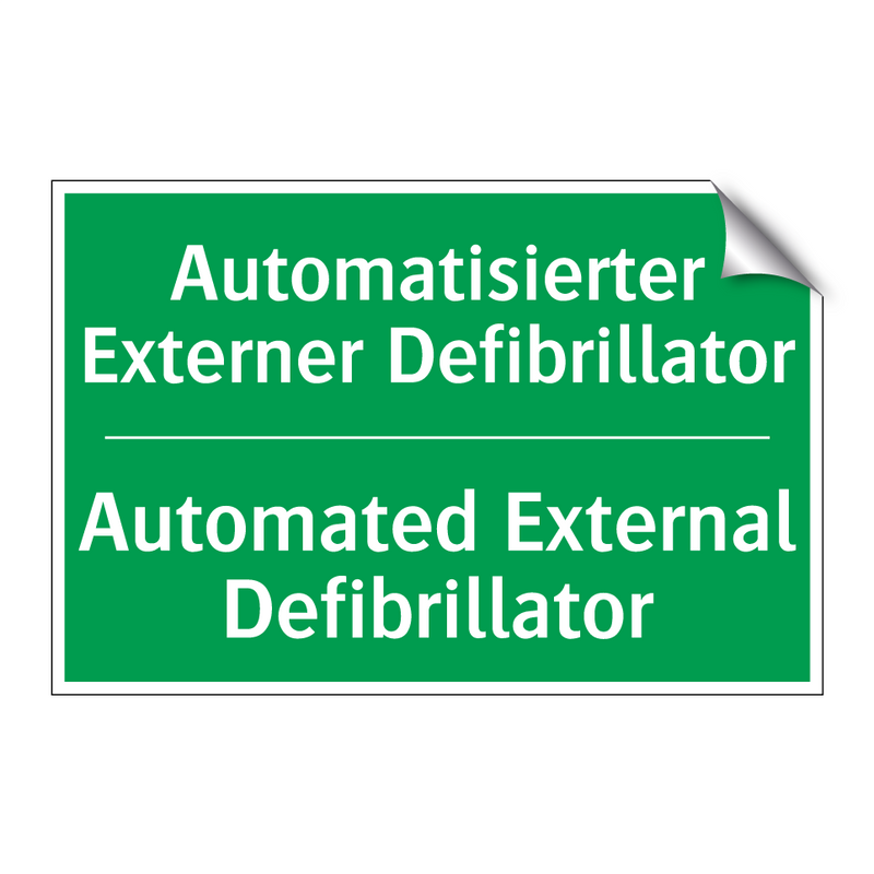 Automatisierter Externer Defibrillator /.../ - Automated External Defibrillator /.../