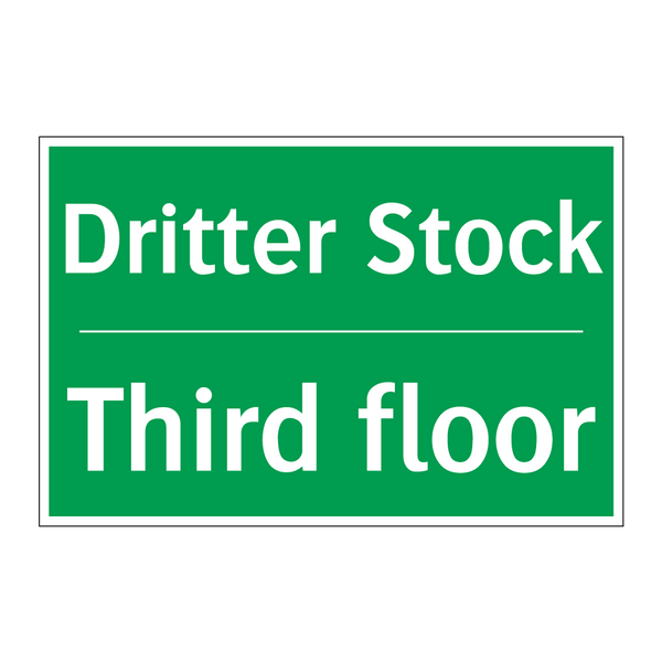 Dritter Stock - Third floor