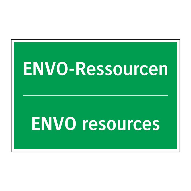 ENVO-Ressourcen - ENVO resources