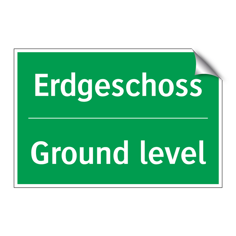 Erdgeschoss - Ground level