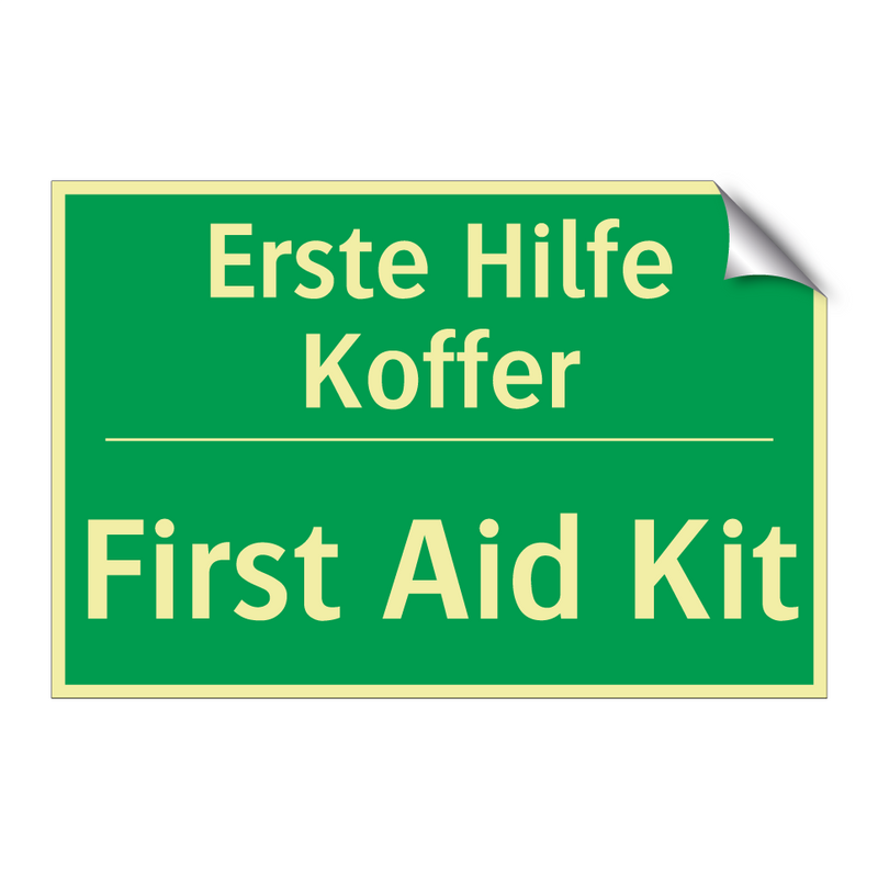 Erste Hilfe Koffer - First Aid Kit