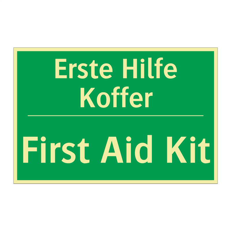 Erste Hilfe Koffer - First Aid Kit