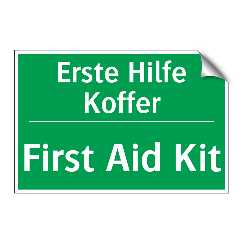 Erste Hilfe Koffer - First Aid Kit