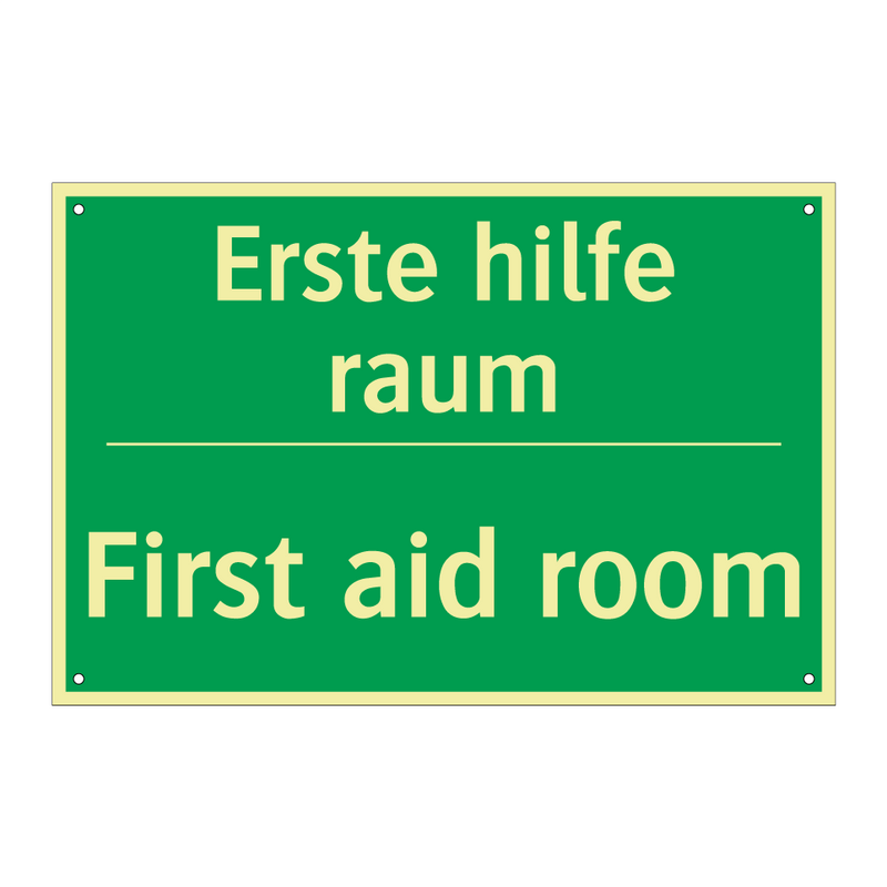 Erste hilfe raum - First aid room