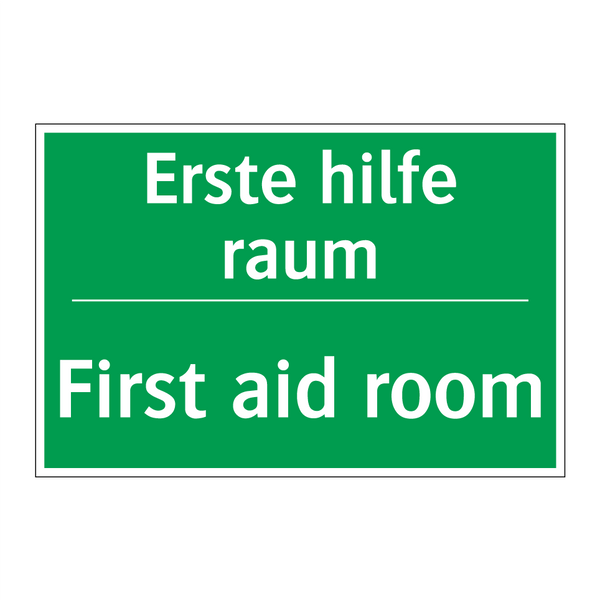 Erste hilfe raum - First aid room