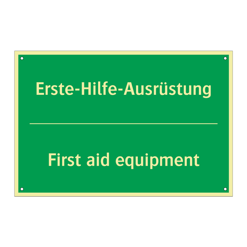 Erste-Hilfe-Ausrüstung - First aid equipment