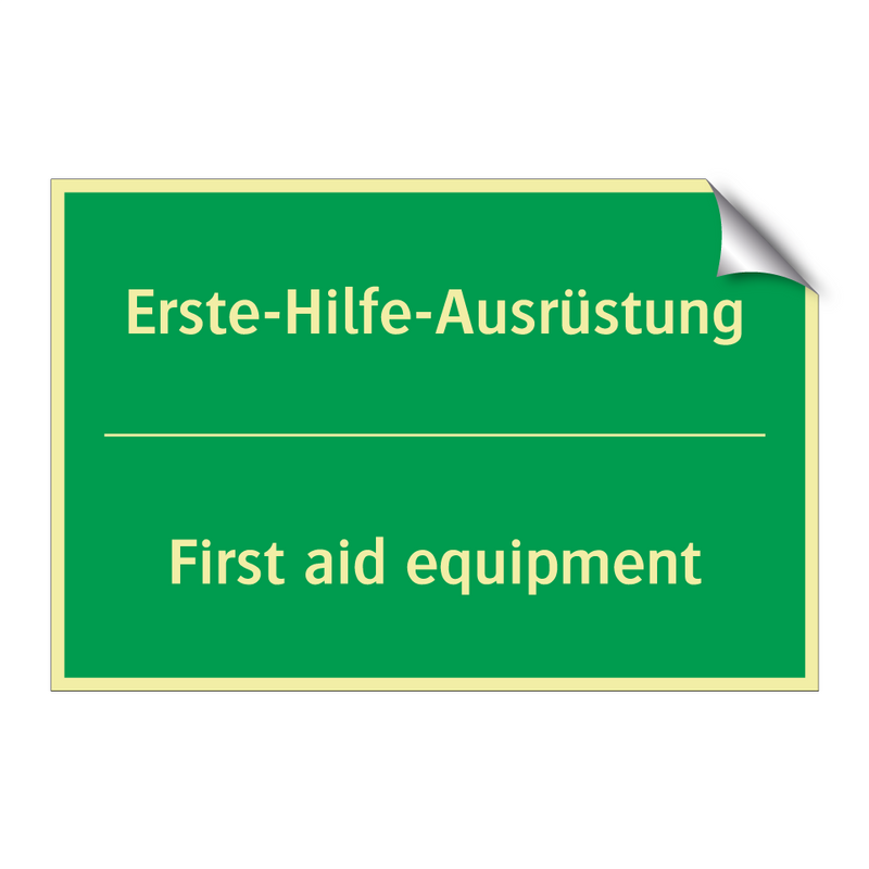 Erste-Hilfe-Ausrüstung - First aid equipment