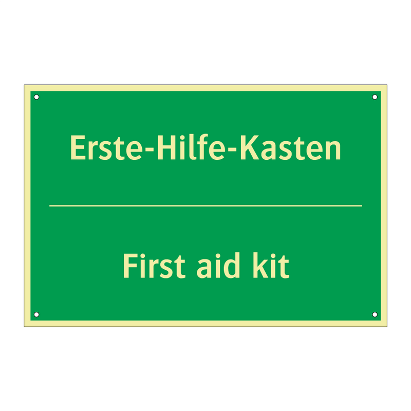 Erste-Hilfe-Kasten - First aid kit