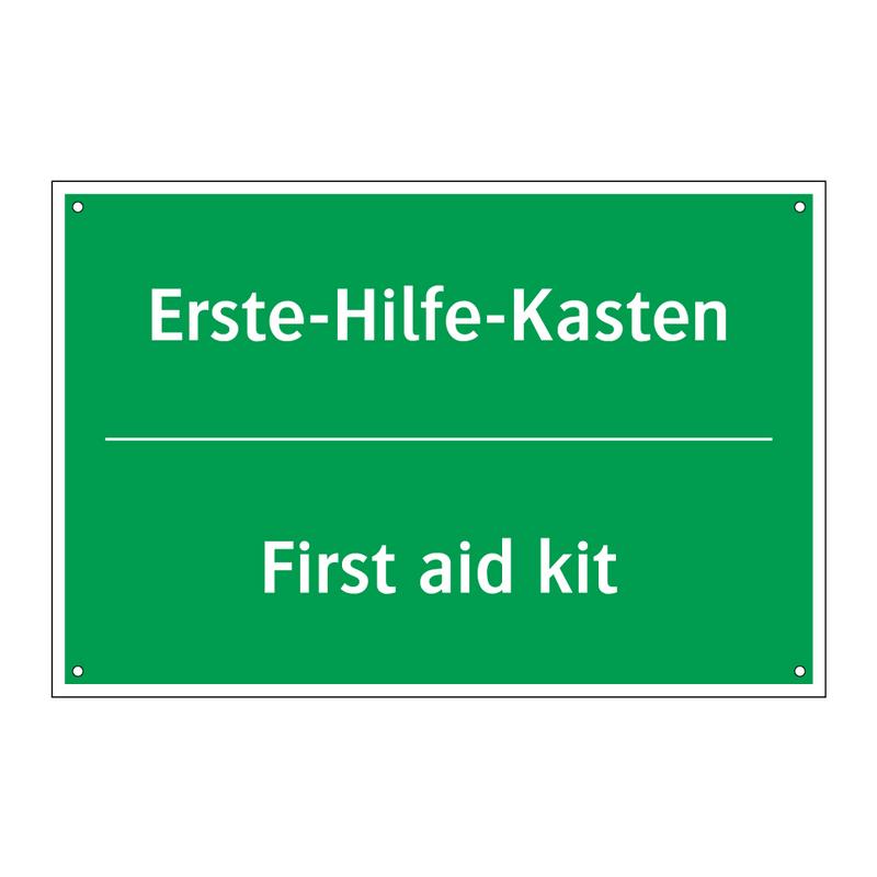 Erste-Hilfe-Kasten - First aid kit