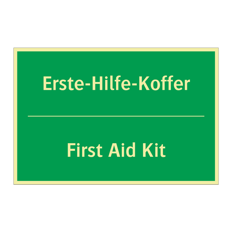 Erste-Hilfe-Koffer - First Aid Kit