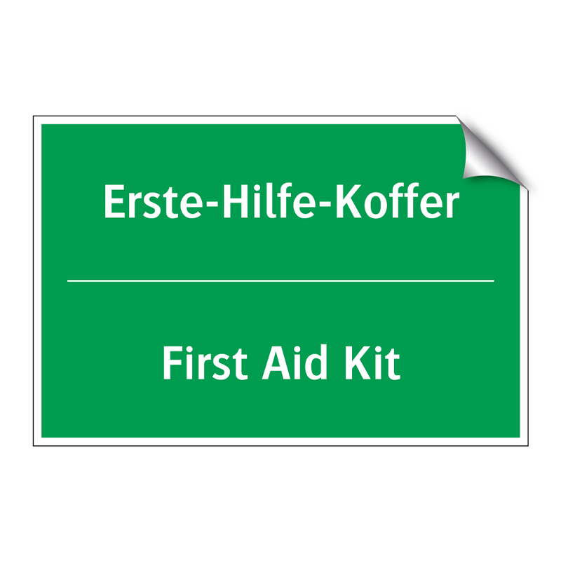 Erste-Hilfe-Koffer - First Aid Kit