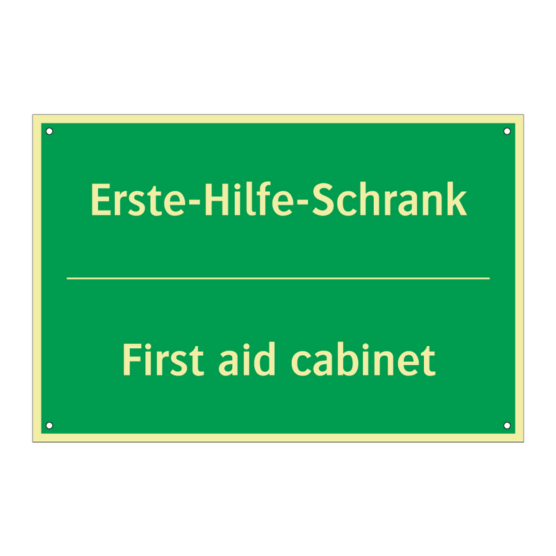 Erste-Hilfe-Schrank - First aid cabinet