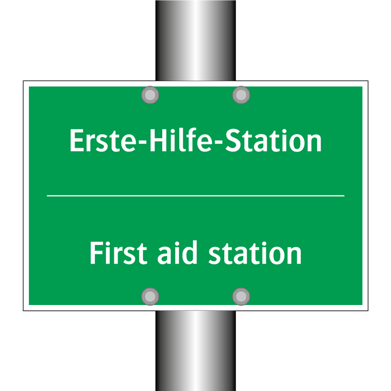 Erste-Hilfe-Station - First aid station