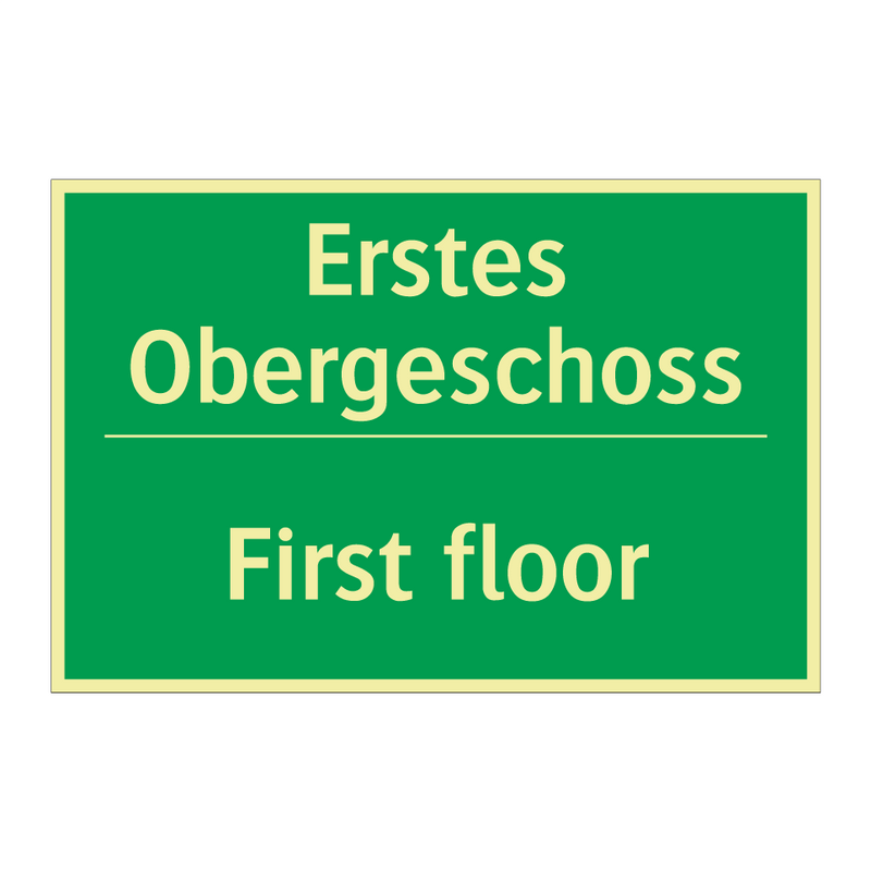 Erstes Obergeschoss - First floor