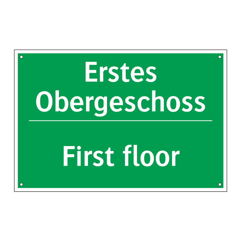 Erstes Obergeschoss - First floor