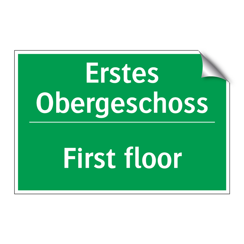 Erstes Obergeschoss - First floor