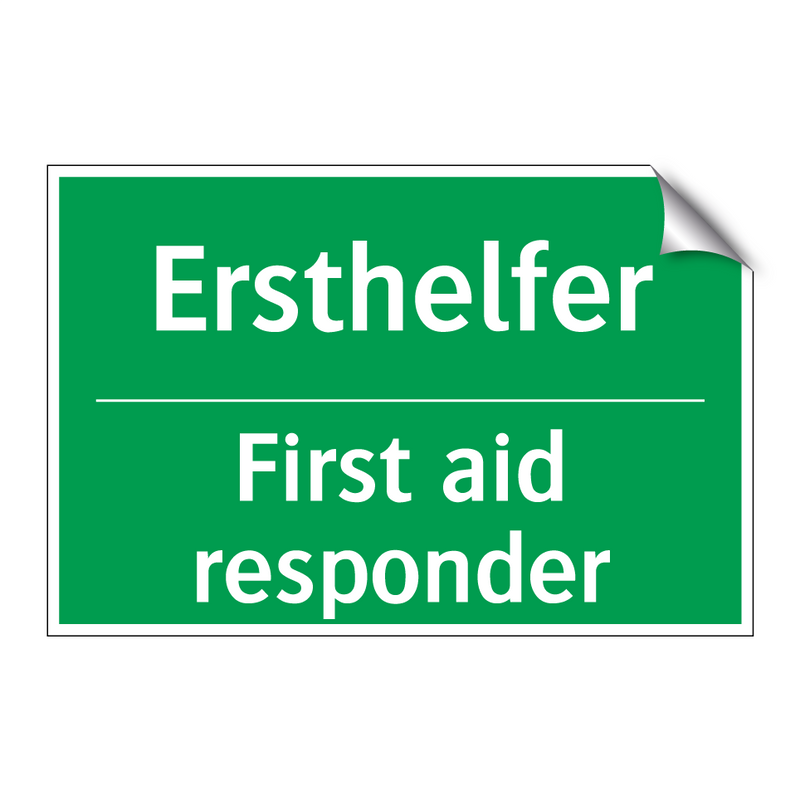 Ersthelfer - First aid responder