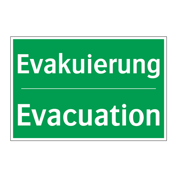 Evakuierung - Evacuation