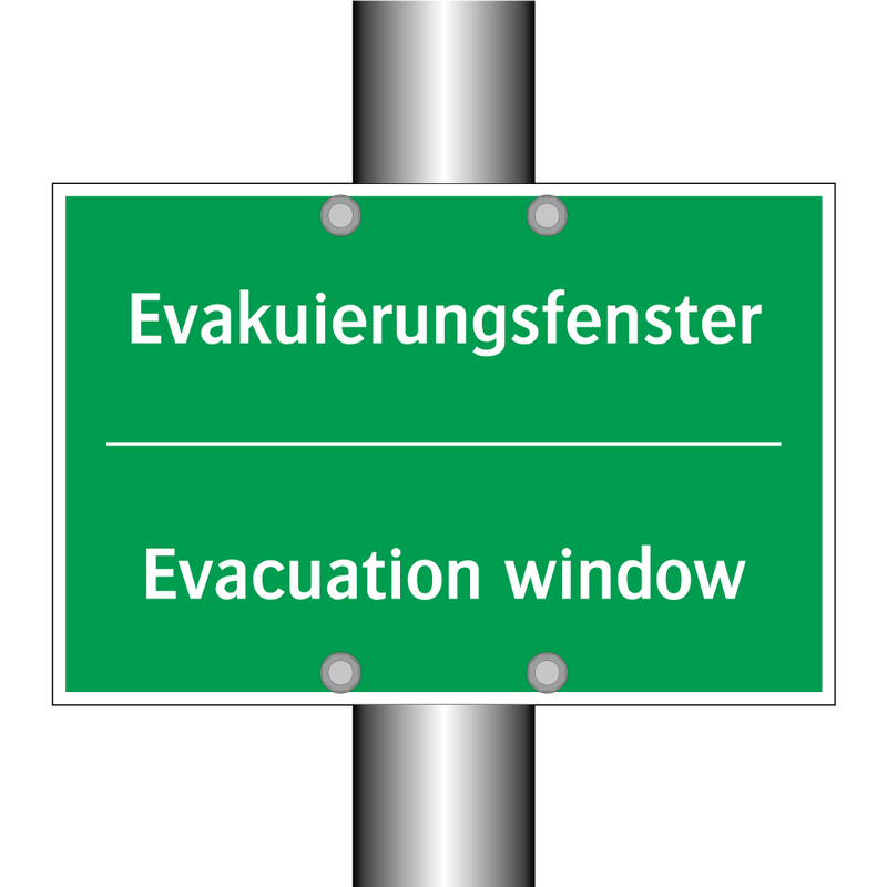 Evakuierungsfenster - Evacuation window