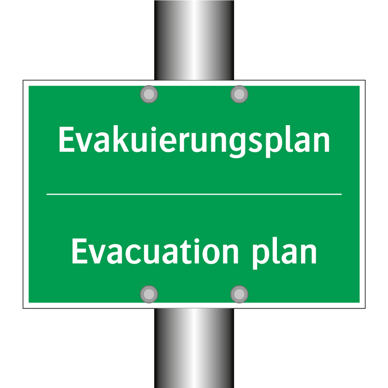 Evakuierungsplan - Evacuation plan