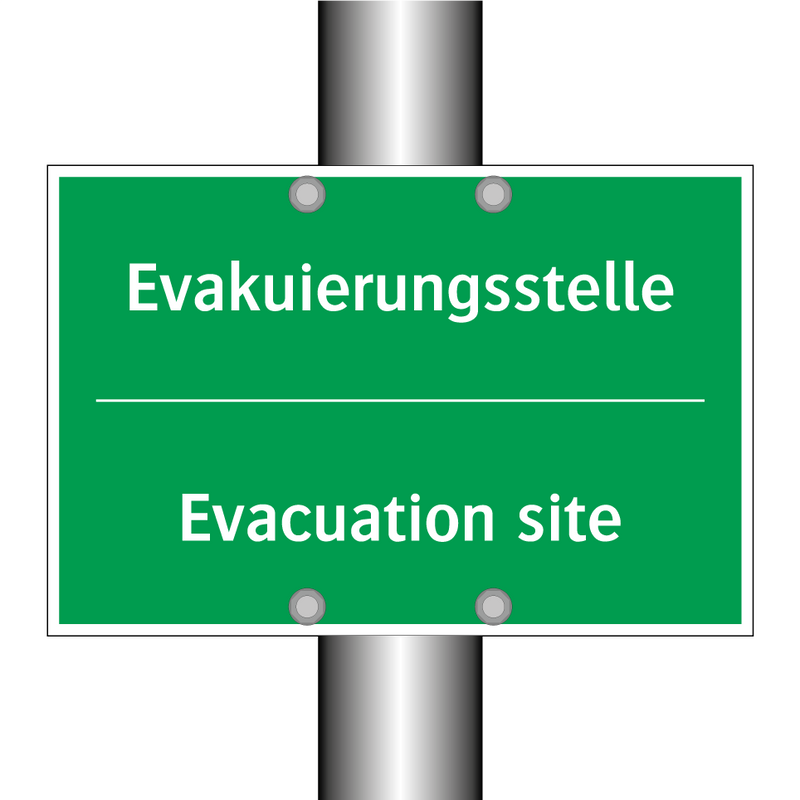 Evakuierungsstelle - Evacuation site