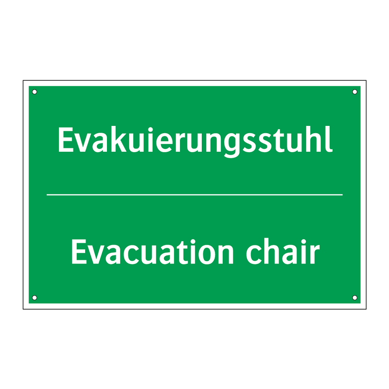 Evakuierungsstuhl - Evacuation chair