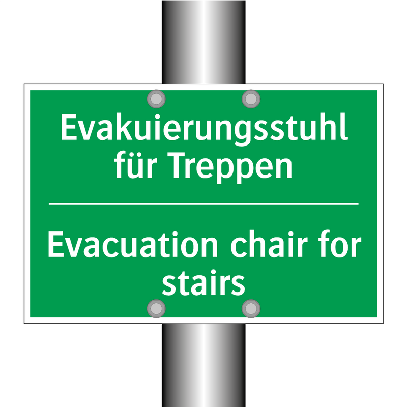 Evakuierungsstuhl für Treppen - Evacuation chair for stairs