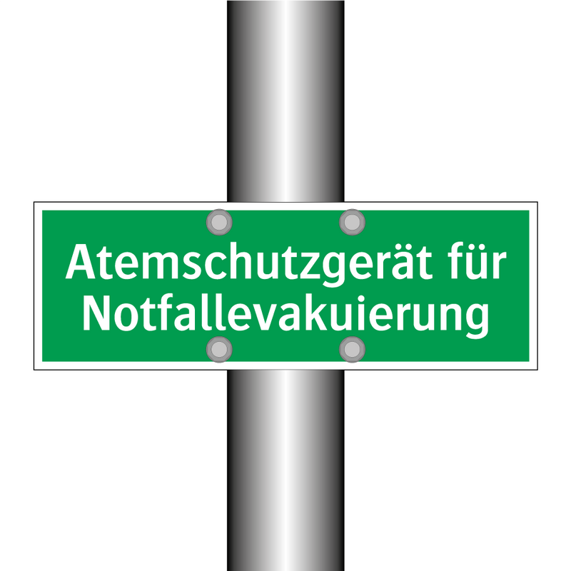 Atemschutzgerät für Notfallevakuierung