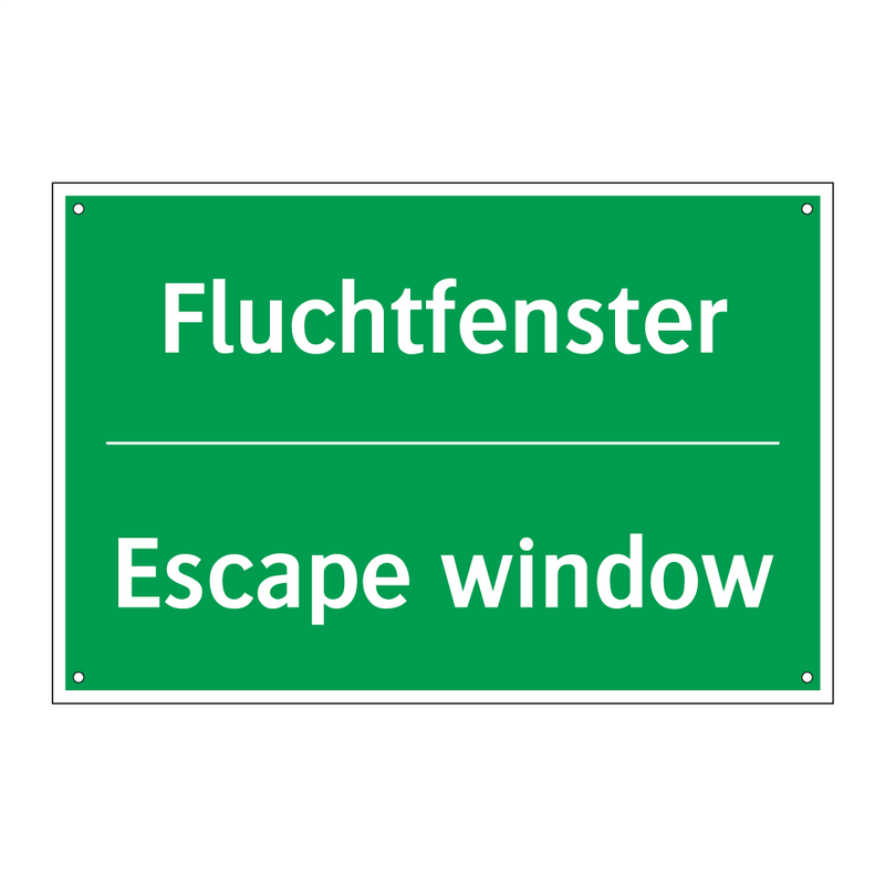 Fluchtfenster - Escape window