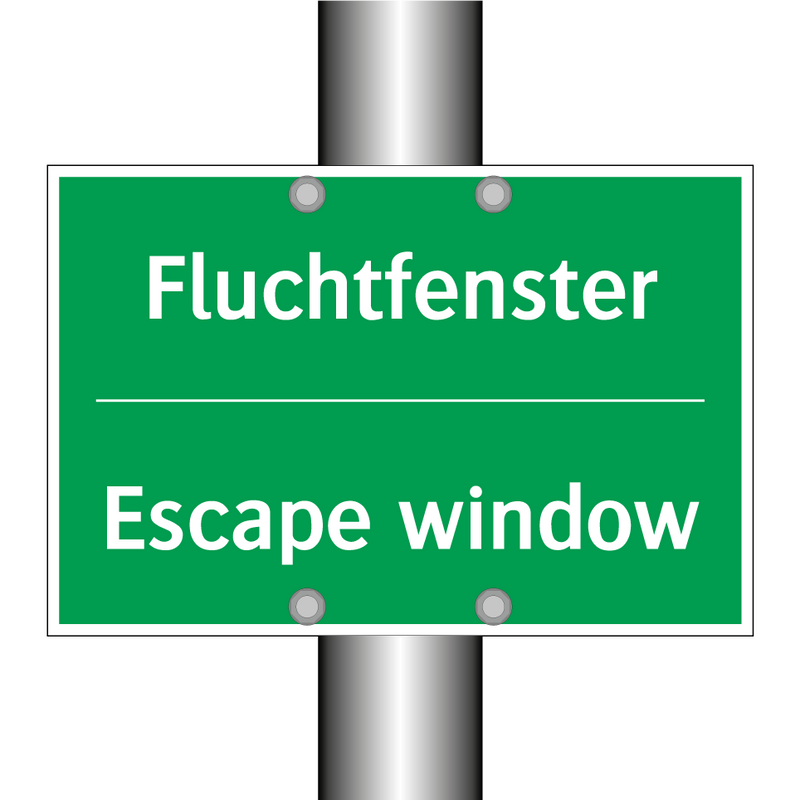 Fluchtfenster - Escape window