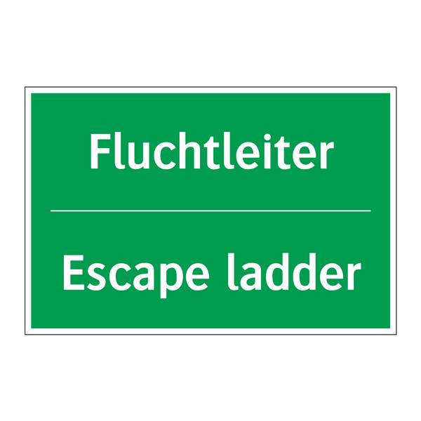 Fluchtleiter - Escape ladder