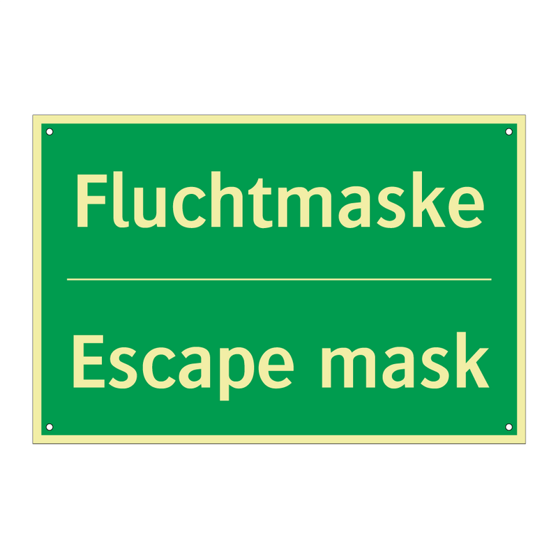 Fluchtmaske - Escape mask