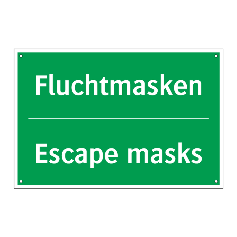 Fluchtmasken - Escape masks