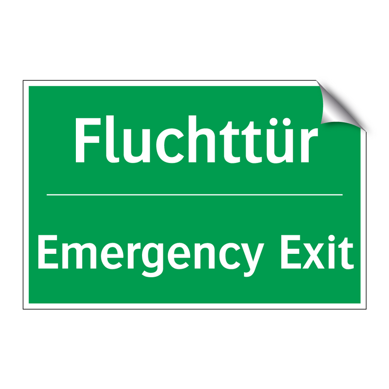 Fluchttür - Emergency Exit