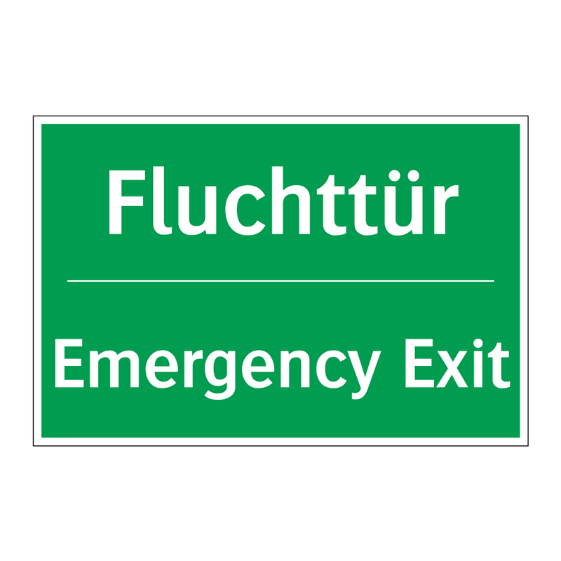 Fluchttür - Emergency Exit