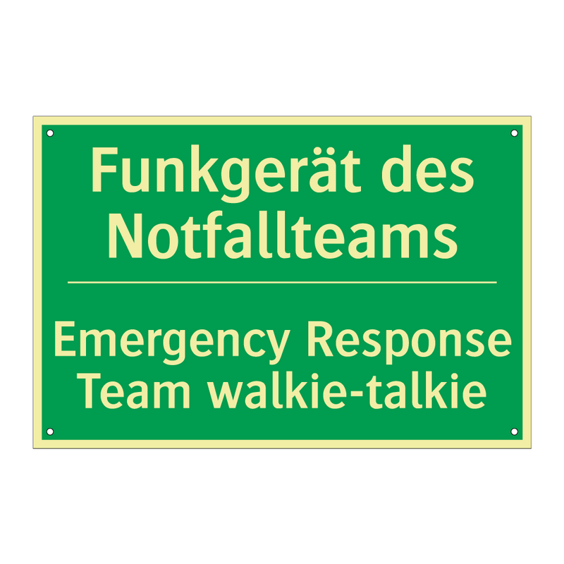 Funkgerät des Notfallteams - Emergency Response Team walkie-talkie /.../