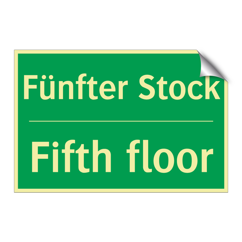 Fünfter Stock - Fifth floor