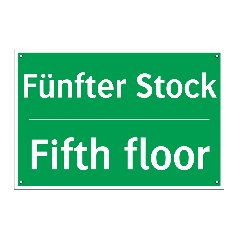 Fünfter Stock - Fifth floor