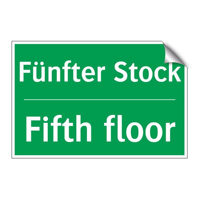 Fünfter Stock - Fifth floor