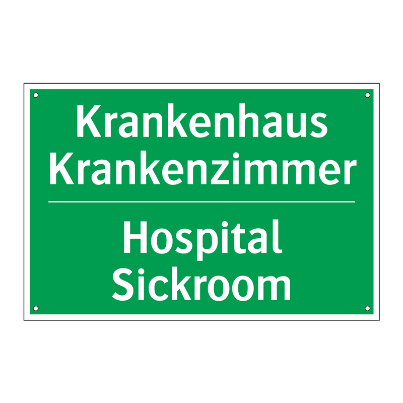 Krankenhaus Krankenzimmer - Hospital Sickroom