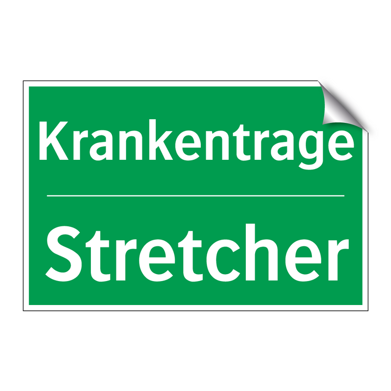 Krankentrage - Stretcher