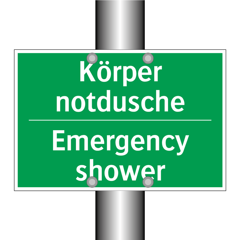 Körper notdusche - Emergency shower