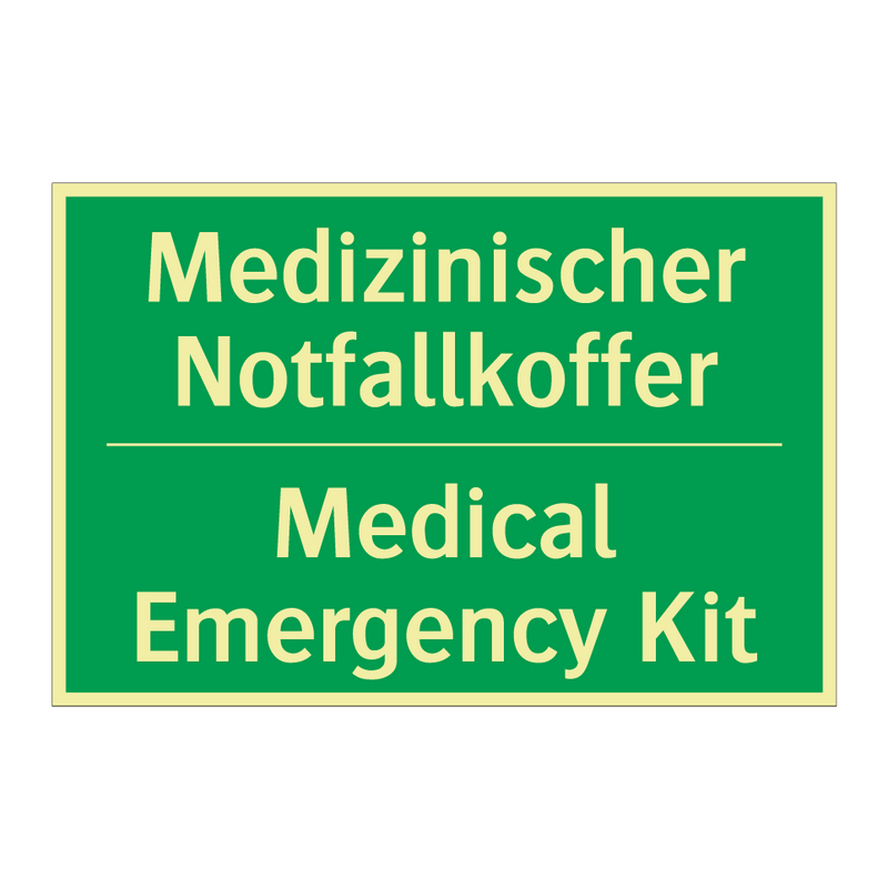 Medizinischer Notfallkoffer - Medical Emergency Kit