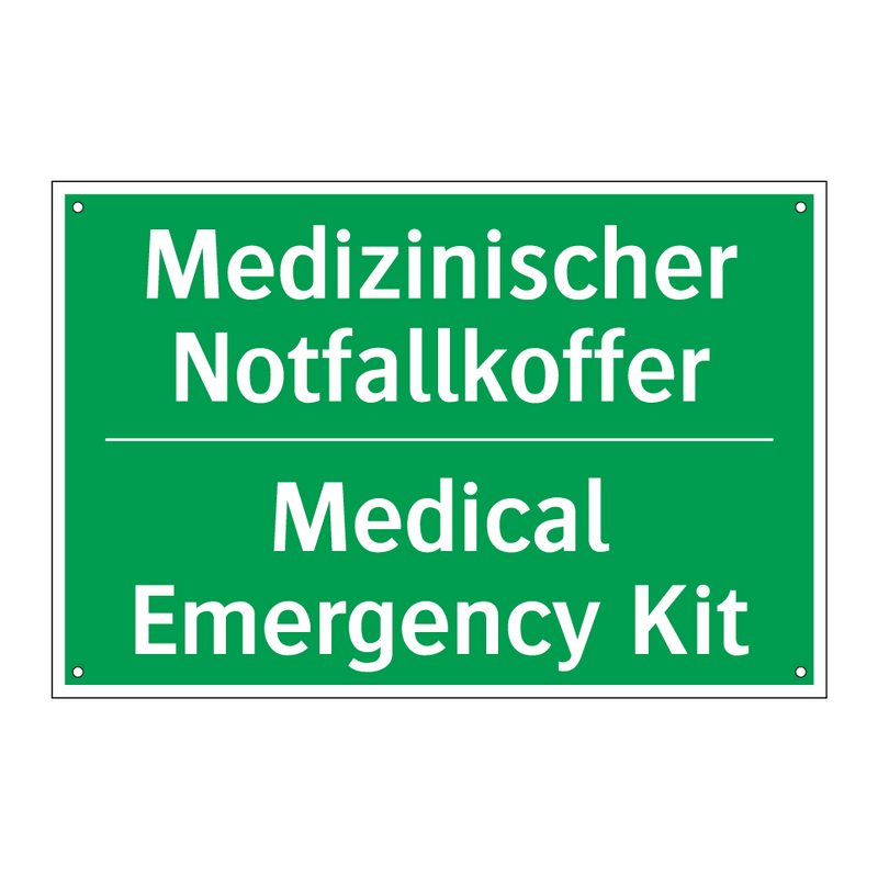 Medizinischer Notfallkoffer - Medical Emergency Kit