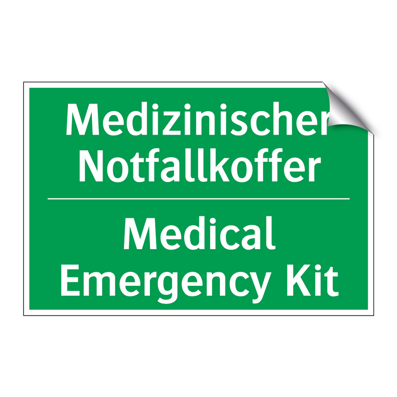 Medizinischer Notfallkoffer - Medical Emergency Kit