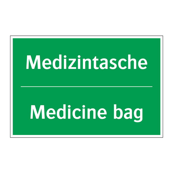 Medizintasche - Medicine bag