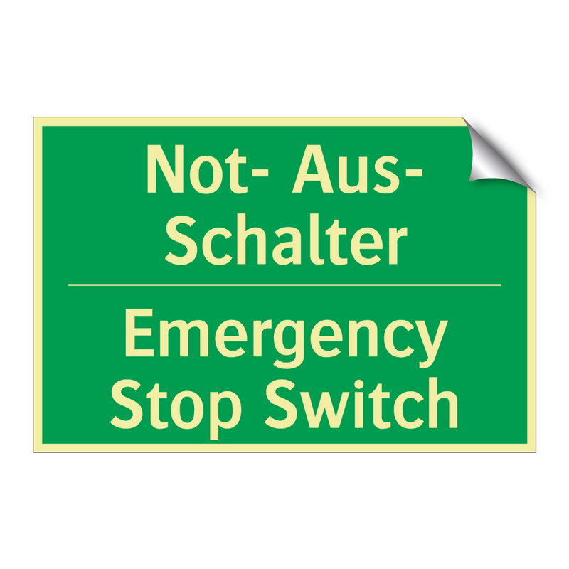 Not- Aus- Schalter - Emergency Stop Switch