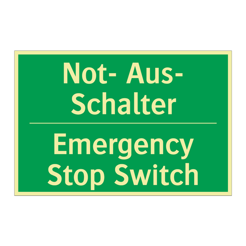 Not- Aus- Schalter - Emergency Stop Switch