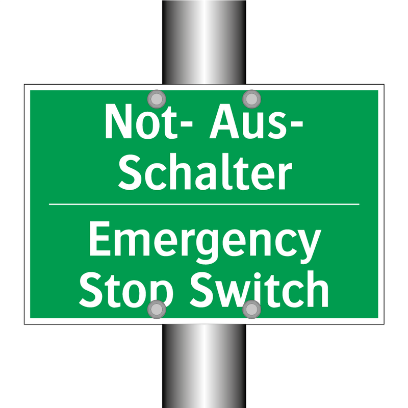 Not- Aus- Schalter - Emergency Stop Switch